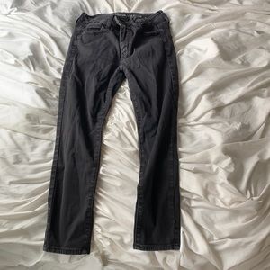 AE black hi rise jegging crop